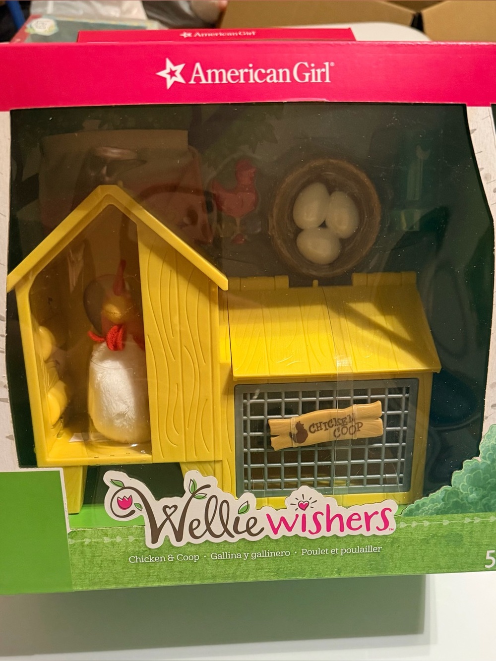 Retired American Girl WellieWishers Chicken & Coop Playset-NIB SEALED Pristine.